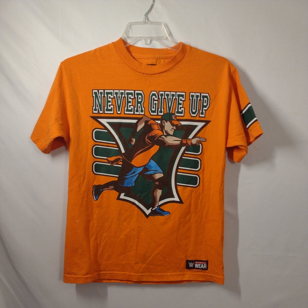 WWE Authentic Wear - 2015 John Cena Miami Colors 15x Champ Fair Condition Medium